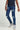 Junior Sustainable Distressed Skinny Jeans - Mid Blue Wash